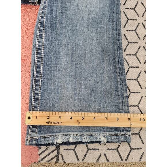 MISS ME BOOT CUT JEANS W EMBROIDERED POCKETS, SZ 30x29 inseam - Picture 14 of 16